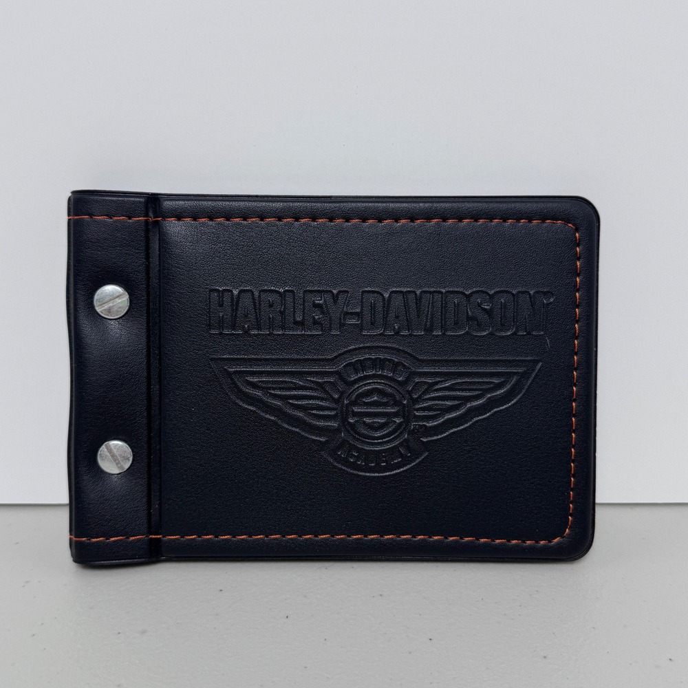 Harley-Davidson Riding Academy Roadbook Black Leather Journal Logbook 2019 New